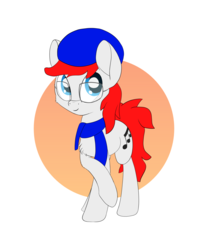 Size: 2500x3000 | Tagged: safe, artist:litrojia, oc, oc only, oc:apex soundwave, earth pony, pony, chest fluff, clothes, glasses, hat, high res, male, scarf, solo, stallion