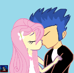 Size: 816x812 | Tagged: safe, artist:ilovegreendeathsalot, edit, flash sentry, fluttershy, equestria girls, g4, female, flutterflash, male, shipping, straight