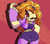 Size: 3500x3096 | Tagged: safe, artist:nelljoestar, adagio dazzle, human, equestria girls, g4, beckoning, breasts, busty adagio dazzle, cleavage, female, high res, skull, swirly eyes, tongue out