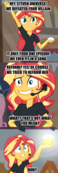 Size: 876x2622 | Tagged: safe, edit, edited screencap, screencap, fluttershy, sunset shimmer, equestria girls, g4, my little pony equestria girls: better together, opening night, opening night: sunset shimmer, spoiler:steven universe, diamond, female, gem, poofed gem, solo focus, spoilers for another series, steven quartz universe, steven universe, white diamond, white diamond (steven universe)