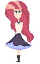 Size: 2271x3625 | Tagged: safe, artist:wonderschwifty, oc, oc only, oc:aureai, human, clothes, high res, humanized, humanized oc, simple background, smiling, solo, transparent background