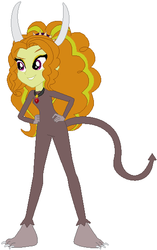Size: 346x550 | Tagged: safe, artist:selenaede, artist:user15432, adagio dazzle, devil, equestria girls, g4, my little pony equestria girls: rainbow rocks, barely eqg related, base used, claws, clothes, cosplay, costume, crossover, cuphead, devil horns, devil tail, hasbro, hasbro studios, horns, jewelry, necklace, pendant, solo, studio mdhr, the devil
