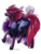 Size: 774x1032 | Tagged: safe, artist:0bloodyscene, artist:aruz01, tempest shadow, pony, unicorn, g4, armor, broken horn, collaboration, eye scar, female, horn, looking at you, mare, scar, simple background, solo, transparent background, walking