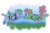 Size: 1500x1000 | Tagged: safe, artist:phallen1, oc, oc only, oc:software patch, oc:windcatcher, earth pony, pegasus, pony, atg 2018, couple, duo, falling, female, holding hooves, looking at each other, male, mare, newbie artist training grounds, stallion, transparent background, windpatch