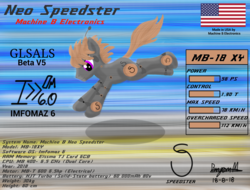 Size: 2048x1556 | Tagged: safe, artist:wvdr220dr, oc, oc:neo speedster, pony, robot, robot pony, imfomaz os, jumping, male, runner, united states