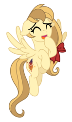 Size: 2885x4870 | Tagged: safe, artist:estories, oc, oc only, oc:alice goldenfeather, pegasus, pony, g4, eyes closed, female, floppy ears, mare, simple background, solo, transparent background, vector