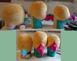 Size: 5994x4772 | Tagged: safe, artist:sourichan, griffon, absurd resolution, irl, photo, plushie, wip