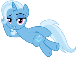 Size: 2500x1884 | Tagged: safe, artist:jellmelon, trixie, pony, unicorn, g4, road to friendship, cute, diatrixes, draw me like one of your french girls, female, lidded eyes, mare, on side, raised eyebrow, simple background, solo, transparent background, vector