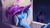 Size: 1920x1080 | Tagged: safe, artist:hierozaki, trixie, twilight sparkle, alicorn, pony, unicorn, g4, annoyed, clothes, duo, duo female, female, hat, mare, trixie's hat, twilight sparkle (alicorn)