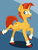 Size: 2958x3944 | Tagged: safe, artist:paskanaakka, derpibooru exclusive, sunburst, pony, unicorn, g4, abstract background, chest fluff, colored hooves, ear fluff, grin, high res, male, raised hoof, smiling, solo, stallion, unshorn fetlocks