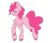 Size: 3900x3360 | Tagged: safe, artist:d-akii, artist:icicle-niceicle-1517, color edit, edit, pinkie pie, earth pony, pony, g4, chest fluff, collaboration, colored, cute, diapinkes, ear piercing, earring, eyes closed, female, happy, high res, jewelry, mare, piercing, simple background, solo, transparent background, unshorn fetlocks