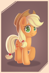 Size: 1500x2200 | Tagged: safe, artist:anonbelle, applejack, earth pony, pony, g4, female, looking at you, mare, solo