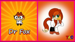 Size: 1280x720 | Tagged: safe, artist:the akash creations, pony, dr. fox, lego, ponified, unikitty!, youtube link