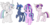 Size: 1024x505 | Tagged: safe, artist:didgereethebrony, princess cadance, princess celestia, princess luna, starlight glimmer, g4, alternate hairstyle, alternate timeline, alternate universe, equal cutie mark, equality, equalized, evil starlight, looking at you, s5 starlight, simple background, stalin glimmer, this will end in communism, transparent background