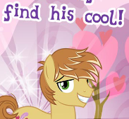 Size: 183x168 | Tagged: safe, gameloft, feather bangs, pony, g4, cool, male, meme, smiling, solo, wow! glimmer