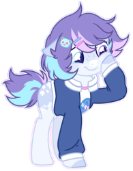 Size: 1005x1287 | Tagged: safe, artist:poppyglowest, oc, oc only, oc:gary, earth pony, pony, base used, clothes, jacket, male, simple background, solo, stallion, transparent background