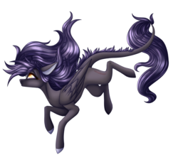 Size: 3300x2875 | Tagged: safe, artist:immagoddampony, oc, oc only, oc:ender heart, pegasus, pony, female, high res, mare, simple background, solo, transparent background