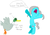 Size: 1076x744 | Tagged: safe, oc, oc:candy love, bird, duck, 1000 hours in ms paint, don't feed the duck, op
