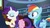 Size: 1920x1080 | Tagged: safe, screencap, rainbow dash, rarity, pegasus, pony, unicorn, g4, the end in friend, camping outfit, clothes, dress, duo, eyes closed, female, jersey, mare, raised hoof, shirt