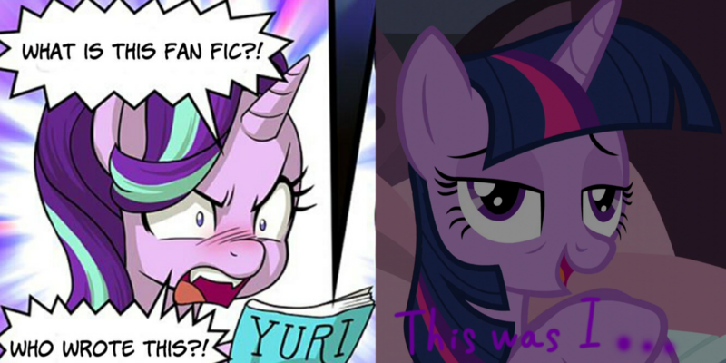 1811089 - alicorn, artist:uotapo, implied trixie, safe, starlight glimmer,  twilight sparkle, twilight sparkle (alicorn) - Derpibooru