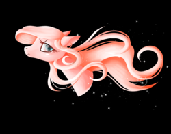 Size: 1400x1100 | Tagged: safe, artist:mrsjuliaiam, oc, oc only, pony, black background, bust, lidded eyes, looking at you, sidemouth, simple background, solo, windswept mane