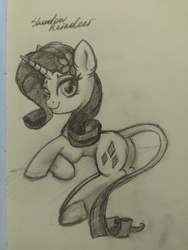 Size: 3120x4160 | Tagged: safe, artist:php97, rarity, pony, g4, female, solo, traditional art