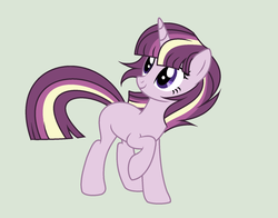Size: 1744x1368 | Tagged: safe, artist:roseloverofpastels, oc, oc only, oc:mystery moon, pony, unicorn, female, mare, offspring, parent:moondancer, parent:star tracker, simple background, solo