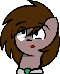 Size: 1583x1950 | Tagged: safe, artist:darksoma, oc, oc only, oc:grave the timelord, pony, confused, expression, simple background, solo, timelord, transparent background