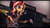 Size: 9600x5400 | Tagged: safe, artist:imafutureguitarhero, sunset shimmer, unicorn, anthro, plantigrade anthro, equestria girls, g4, 3d, absurd file size, absurd resolution, adidas, amplifier, bass guitar, black bars, chromatic aberration, clothes, colored pupils, female, film grain, freckles, guitar, guitar amp, guitar cabinet, headphones, jacket, letterboxing, mare, microphone, microphone stand, musical instrument, nose wrinkle, open mouth, pants, peppered bacon, playing instrument, rickenbacker, rock (music), signature, solo, source filmmaker, speaker, studio, tracksuit