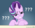 Size: 5117x4057 | Tagged: safe, artist:jhayarr23, starlight glimmer, pony, unicorn, g4, marks for effort, my little pony: friendship is magic, absurd resolution, confused, confused nick young, female, grin, lidded eyes, mare, meme, ponified meme, question mark, reaction image, smiling, solo, text