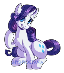 Size: 2373x2713 | Tagged: safe, artist:shyshyoctavia, rarity, pony, unicorn, g4, chest fluff, female, high res, mare, outline, simple background, sitting, solo, transparent background