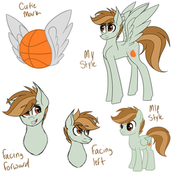 Size: 1024x1024 | Tagged: safe, artist:misskitkat2002, oc, oc only, oc:free fall, pegasus, pony, male, reference sheet, show accurate, solo, stallion