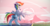 Size: 4096x2160 | Tagged: safe, artist:justafallingstar, rainbow dash, pegasus, pony, g4, bipedal, butt, digital art, dock, female, frog (hoof), high res, looking at you, looking back, looking back at you, plot, rearing, runway, signature, sky, solo, standing, underhoof, wallpaper