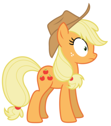 Size: 6750x7623 | Tagged: safe, artist:estories, applejack, earth pony, pony, g4, absurd resolution, cowboy hat, female, hat, simple background, solo, stetson, transparent background, vector