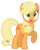 Size: 4756x6004 | Tagged: safe, artist:estories, applejack, earth pony, pony, g4, absurd resolution, blonde, female, hatless, mare, missing accessory, raised hoof, simple background, solo, transparent background, vector