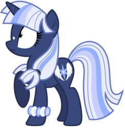 Size: 5940x6095 | Tagged: safe, artist:estories, oc, oc only, oc:silverlay, original species, pony, umbra pony, unicorn, g4, absurd resolution, female, mare, simple background, solo, transparent background, vector