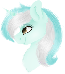 Size: 810x922 | Tagged: safe, artist:_spacemonkeyz_, lyra heartstrings, pony, g4, bust, female, portrait, simple background, solo, transparent background