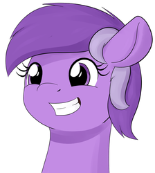 Size: 686x764 | Tagged: safe, artist:hartenas, oc, oc only, oc:summer eve, earth pony, pony, female, mare, simple background, smiling, solo