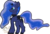 Size: 1640x1109 | Tagged: safe, artist:peridork, princess luna, alicorn, pony, g4, female, princess, simple background, solo, transparent background