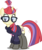 Size: 4172x5000 | Tagged: safe, artist:dashiesparkle edit, artist:icicle-niceicle-1517, edit, moondancer, pony, unicorn, g4, absurd resolution, clothes, cute, dancerbetes, ear piercing, earring, female, glasses, jewelry, mare, messy mane, nylon, piercing, simple background, socks, solo, stockings, sweater, thigh highs, transparent background