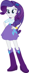 Size: 307x763 | Tagged: safe, artist:kimberlythehedgie, rarity, equestria girls, g4, belt, boots, clothes, female, hand on hip, miniskirt, shoes, simple background, skirt, solo, transparent background