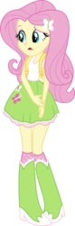 Size: 264x792 | Tagged: safe, artist:kimberlythehedgie, fluttershy, equestria girls, g4, boots, clothes, cutie mark on clothes, female, fluttershy's skirt, miniskirt, shoes, simple background, skirt, socks, solo, transparent background