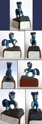 Size: 896x2634 | Tagged: safe, artist:ubrosis, maud pie, g4, clothes, craft, female, mare, pickaxe, sculpture