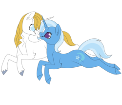 Size: 1500x1301 | Tagged: safe, artist:princess-of-the-nigh, prince blueblood, trixie, g4, female, male, ship:bluetrix, shipping, simple background, straight, transparent background