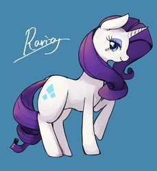 Size: 1100x1200 | Tagged: safe, artist:nebura337, rarity, pony, unicorn, g4, female, looking at you, mare