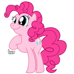 Size: 4096x4096 | Tagged: safe, artist:dashyoshi, pinkie pie, earth pony, pony, g4, absurd resolution, female, simple background, solo, transparent background, vector