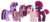 Size: 1747x777 | Tagged: safe, artist:nebiel, tempest shadow, twilight sparkle, alicorn, pony, g4, family, female, lesbian, magical lesbian spawn, offspring, parent:tempest shadow, parent:twilight sparkle, parents:tempestlight, rainbow power, ship:tempestlight, shipping, simple background, transparent background, twilight sparkle (alicorn)