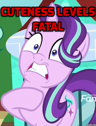 Size: 608x791 | Tagged: safe, edit, edited screencap, screencap, starlight glimmer, pony, g4, the parent map, cropped, cute, cuteness overload, female, glimmerbetes, image macro, meme, reaction image, solo