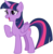 Size: 2725x2806 | Tagged: safe, artist:andoanimalia, twilight sparkle, alicorn, pony, g4, hearthbreakers, my little pony: friendship is magic, female, folded wings, full body, high res, lidded eyes, open mouth, raised hoof, simple background, solo, transparent background, twilight sparkle (alicorn), vector, wings