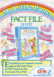 Size: 1280x1812 | Tagged: safe, photographer:allis, megan williams, g1, official, horseshoe points, mail order, merchandise, my little pony fact file, offer, ring binder
